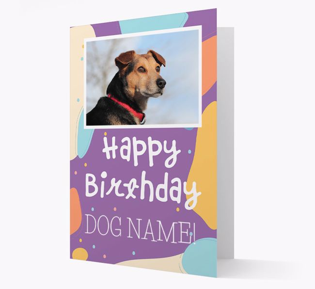 'Happy Birthday' - Personalized {breedFullName} Card